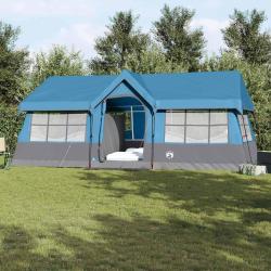 Tente familiale avec toit Bleu et gris 622 x 295 x 238 cm