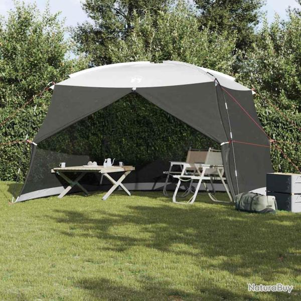 Tente moustiquaire avec toit avec �vent Gris 380 x 380 x 225 cm
