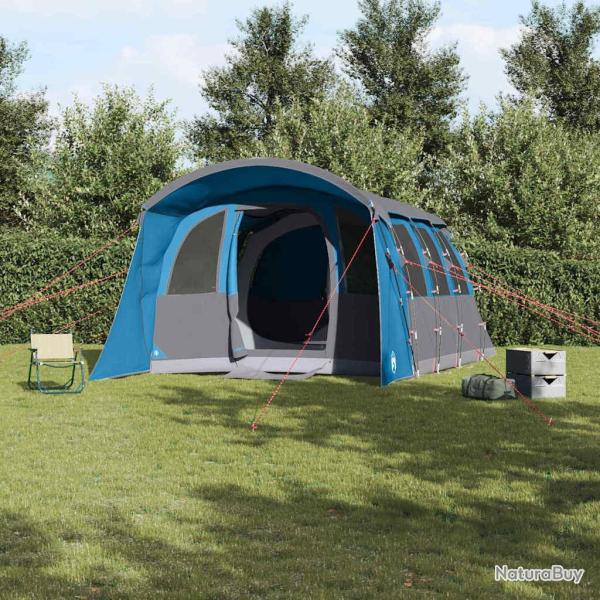 Tente familiale avec toit Bleu et gris 576 x 325 x 213 cm