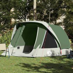Tente de cabine familiale 6 personnes vert imperm&eacute;able