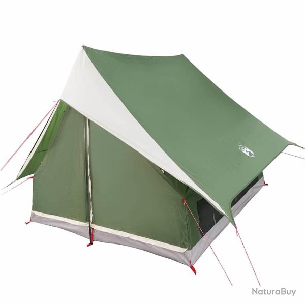 Tente familiale avec toit Vert et blanc 220 x 220 x 184 cm