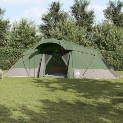 Tente familiale avec toit Vert et gris 721 x 335 x 212 cm