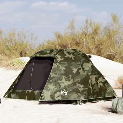 Tente de p&ecirc;che 3 personnes camouflage imperm&eacute;able