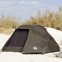 Tente de p&ecirc;che 5 personnes marron imperm&eacute;able