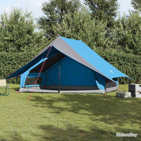 Tente familiale avec toit Bleu et gris 315 x 286 x 200 cm