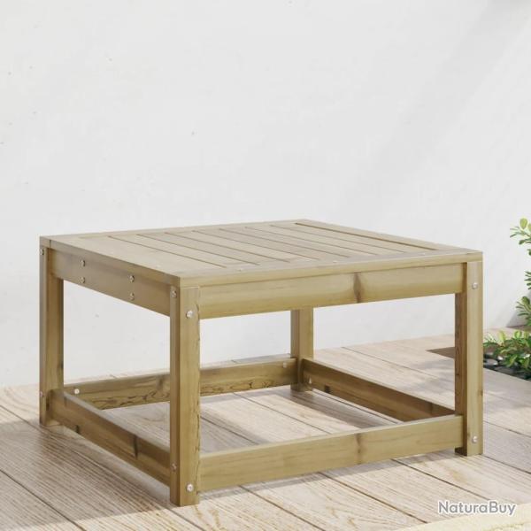 Repose-pied de jardin bois de pin impr�gn�