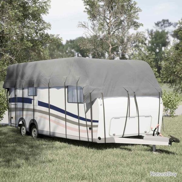 Housse de toit de caravane gris 800x300 cm tissu non tiss�