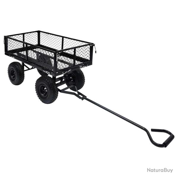 Chariot � main de jardin Noir 250 kg
