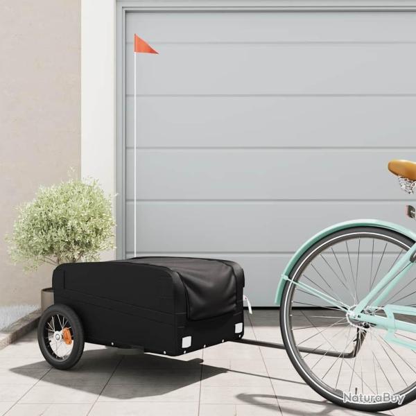 Remorque de v�lo noir 30 kg fer