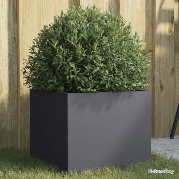 Jardini�re anthracite 32x30x29 cm acier