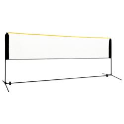 Filet de badminton r&eacute;glable 400x103x94-158 cm M&eacute;tal