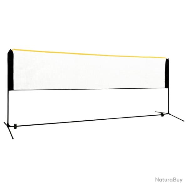 Filet de badminton r�glable 400x103x94-158 cm M�tal