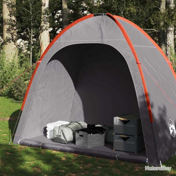Tente de rangement gris et orange imperm�able