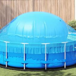 Coussin de piscine d'hiver Bleu &Oslash; 310 x 180 cm PVC