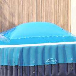 Coussin de piscine d'hiver Bleu 460 x 230 x 160 cm PVC
