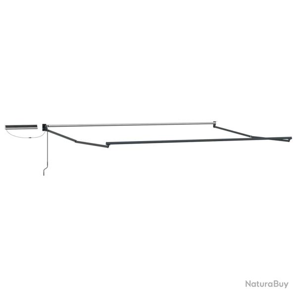Cadre de store r�tractable �lectrique Anthracite 4 x 2 m Acier
