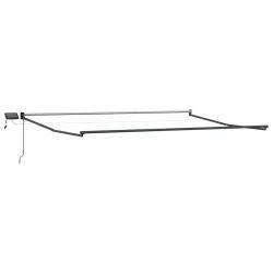 Cadre de store r&eacute;tractable &eacute;lectrique Anthracite 5 x 3 m