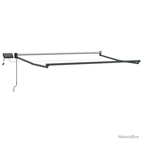 Cadre de store r�tractable �lectrique Anthracite 3,5 x 2 m