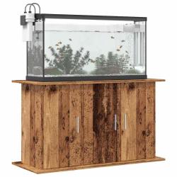Support pour aquarium vieux bois 101x41x58 cm bois d'ing&eacute;nierie