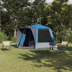 Tente de camping Cabane Bleu 420 x 420 x 227 cm Polyester