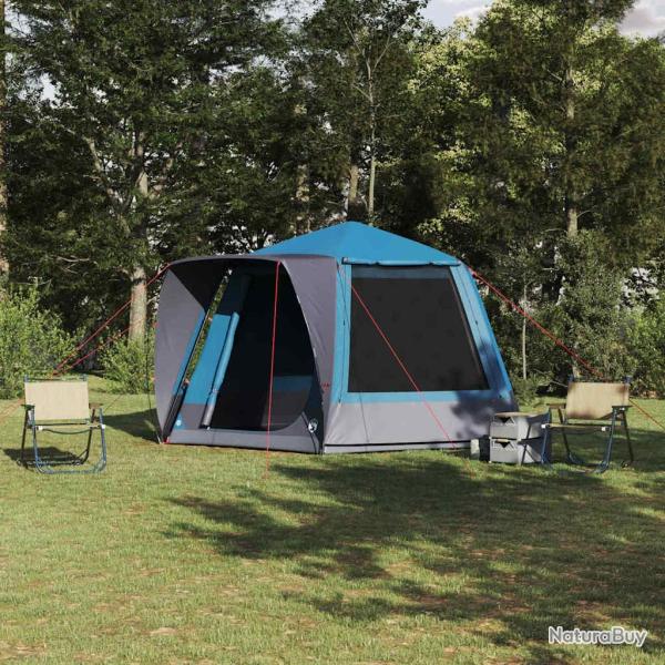 Tente de camping Cabane Bleu 420 x 420 x 227 cm Polyester