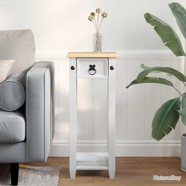 Support de Plante Blanc 30 x 30 x 73 cm Pin massif