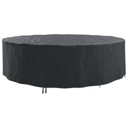 Housse pour meubles Noir 320 x 320 x 105 cm Tissu Oxford 420D