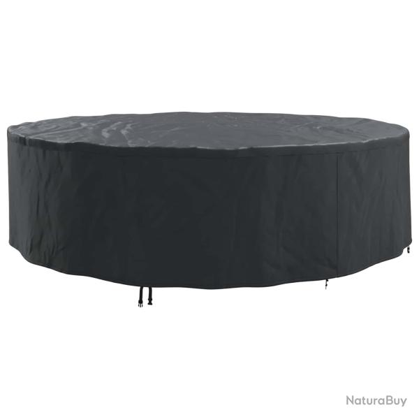 Housse pour meubles Noir 320 x 320 x 105 cm Tissu Oxford 420D