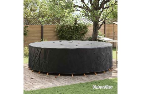Housse De Protection Bûches 2,4 M – Oxford 600D Imperméable, Résistante UV & Intempéries, Noire – Coverify
