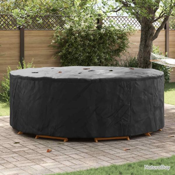 Housse pour meubles Noir 244 x 244 x 71 cm Tissu Oxford 210D