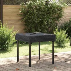 Housse de Table Uni Noir 62 x 62 x 15 cm tissu