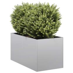 Jardini&egrave;re 40x80x40 cm acier galvanis&eacute;