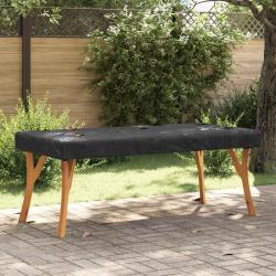 Housse de Table Uni Noir 102 x 182 x 15 cm tissu