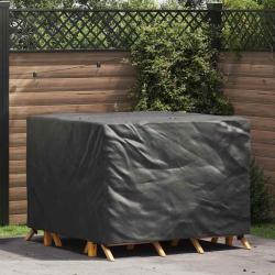 Housse pour meubles Noir 125 x 125 x 74 cm Tissu Oxford 210D