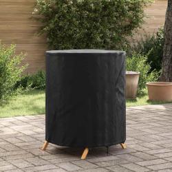 Housse de Table Uni Noir 62 x 62 x 70 cm tissu
