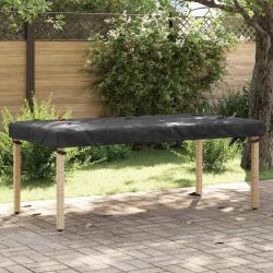 Housse de Table Uni Noir 202 x 102 x 15 cm tissu