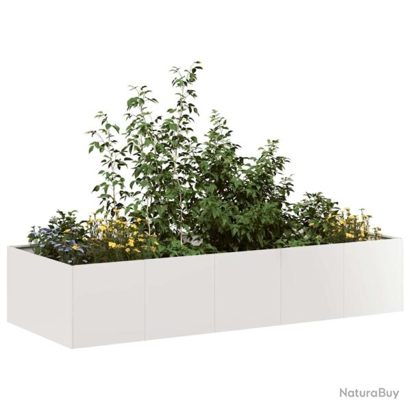 Jardini�re 200x80x40 cm acier inoxydable