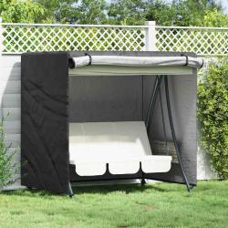 Housse pour balancelle d'ext&eacute;rieur Noir 175 x 125 x 180 cm