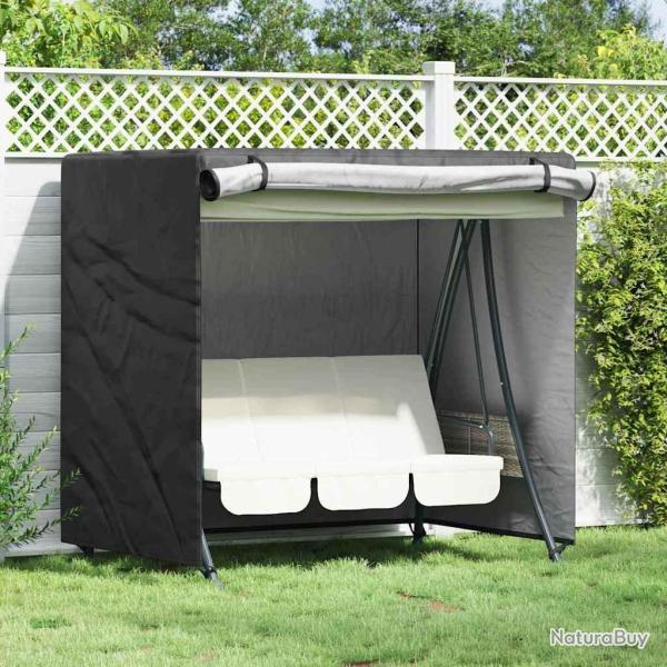 Housse pour balancelle d'ext�rieur Noir 175 x 125 x 180 cm