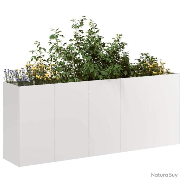 Jardini�re 200x40x80 cm acier inoxydable