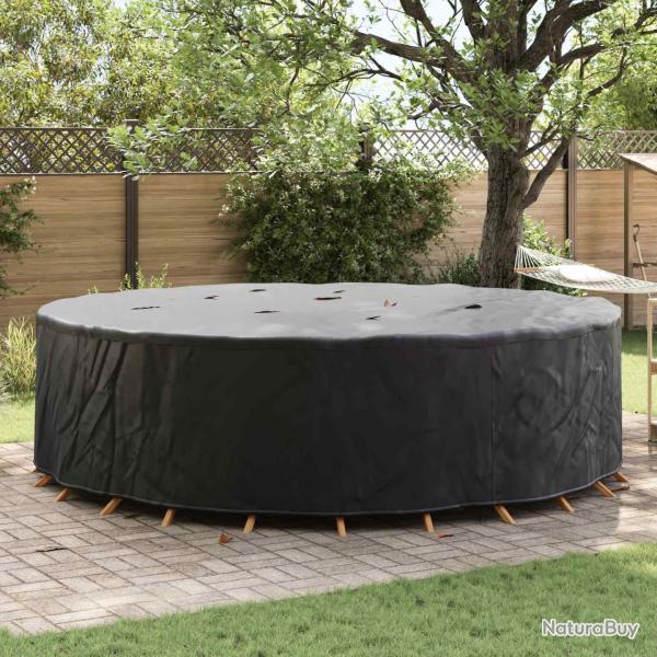 Housse pour meubles Noir 320 x 320 x 85 cm Tissu Oxford 210D