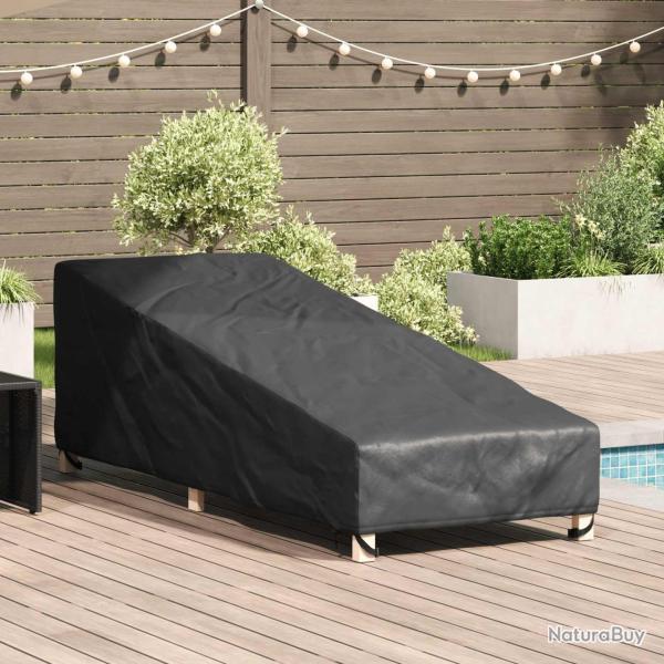 Housse de meubles d'ext�rieur Noir 210 x 80 x 75 cm