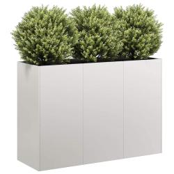 Jardini&egrave;re 120x40x80 cm acier inoxydable