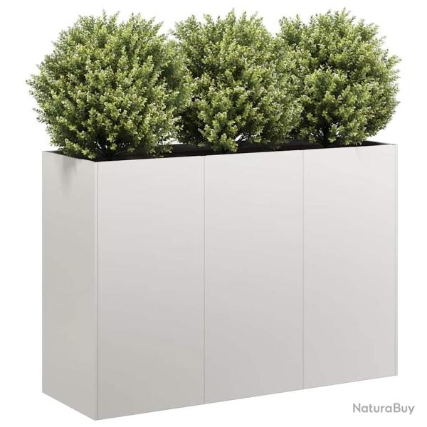 Jardini�re 120x40x80 cm acier inoxydable