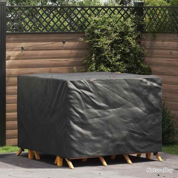 Housse pour meubles Noir 135 x 135 x 90 cm Tissu Oxford 210D