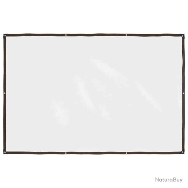 B�che transparente avec oeillets 2x3 m poly�thyl�ne