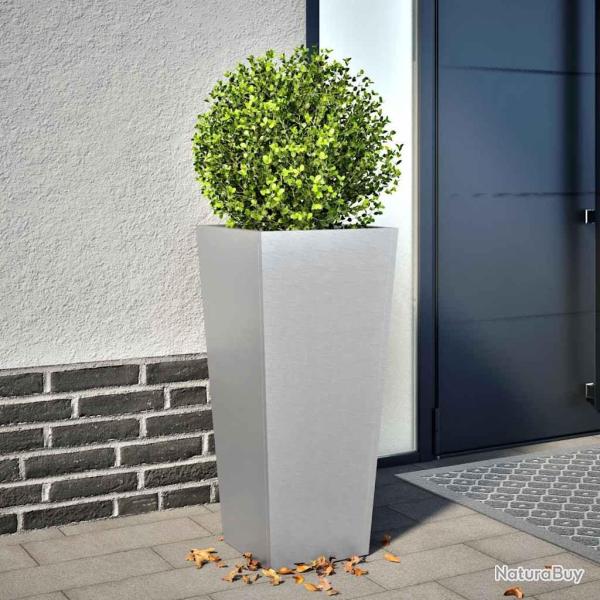 Jardini�re 35x35x75 cm acier galvanis�