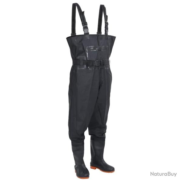 Cuissardes avec bottes et ceinture noir taille 42