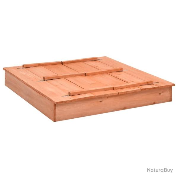 Bac � sable Bois de sapin 95x90x15 cm