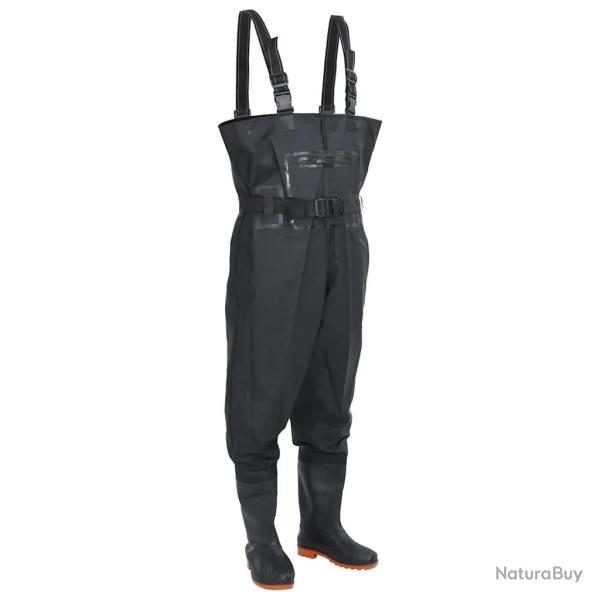 Cuissardes avec bottes et ceinture noir taille 45